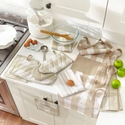 Buy ⌛ The Gray Barn Emily Gulch Buffalo Check Oven Mitt Pair Blue/white 🤩 -The Gray Barn Shop unnamed file 5523