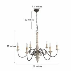Cheap 😀 The Gray Barn Stable View 6-Light Rustic French Country Island Chandelier For Kitchen - D39"* H38" 🎉 -The Gray Barn Shop unnamed file 5549