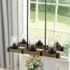 Wholesale 🔔 The Gray Barn Farmhouse 6-Light Wood Chandelier Glass Island Lights - L25.6"xW13.4"x H7.5" 👍 -The Gray Barn Shop unnamed file 5553