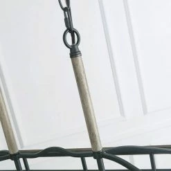 Wholesale 🤩 The Gray Barn 5-Light Light Wood Black Chandelier Linear Rectangle Island Light For Dining Room - L26" X W10.2" X H19.7" ⌛ -The Gray Barn Shop unnamed file 5609