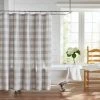 Hot Sale 💯 The Gray Barn Emily Gulch Buffalo Check Shower Curtain Gray/white 😉