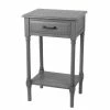 Best Sale 🔔 The Gray Barn Fischer Vendee Gray 1-drawer Accent End Table 😍 -The Gray Barn Shop unnamed file 5641