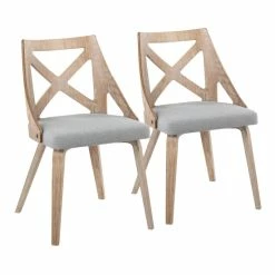 Cheapest 🎁 The Gray Barn Charlotte Farmhouse Chair - Set Of 2 Blue Fabric/white Textured Wood 🎁 -The Gray Barn Shop unnamed file 5664