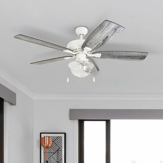 Budget π The Gray Barn Langdale 52-inch Coastal Indoor LED Ceiling Fan With Pull Chains 5 Reversible Blades - 52 π 4 Budget π The Gray Barn Langdale 52-inch Coastal Indoor LED Ceiling Fan With Pull Chains 5 Reversible Blades - 52 π - Image 2