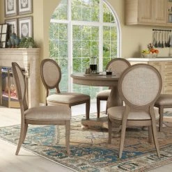 Promo ⌛ The Gray Barn Louland Falls Traditional Dining Chairs (Set Of 2) Dark Oak 💯 -The Gray Barn Shop unnamed file 5710