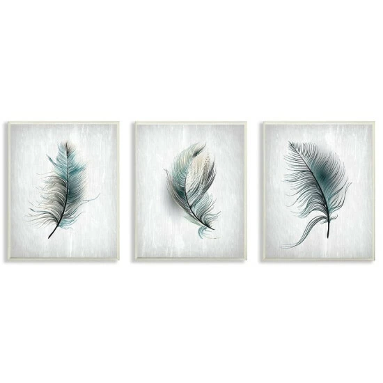 Top 10 π The Gray Barn Grey And Blue Wispy Falling Feathers 3pc Multi Piece Wood Wall Art Set - 3pc, Each 10 X 15 βοΈ 3 Top 10 π The Gray Barn Grey And Blue Wispy Falling Feathers 3pc Multi Piece Wood Wall Art Set - 3pc, Each 10 X 15 βοΈ