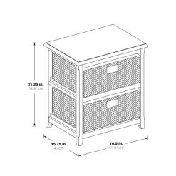 Budget 🛒 The Gray Barn Stormy Roost Two Drawer Storage Unit 🌟 -The Gray Barn Shop unnamed file 576