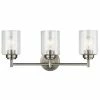 Coupon 🥰 The Gray Barn Saffron 3-light Brushed Nickel Bath/Vanity Light - Brushed Nickel 🥰