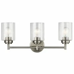 Coupon 🥰 The Gray Barn Saffron 3-light Brushed Nickel Bath/Vanity Light - Brushed Nickel 🥰