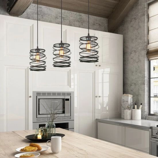 Budget ⌛ The Gray Barn 1 Light Mini Pendant Ceiling Lights For Kitchen Island,Living Room - D8"xH11" ✨ 4 Budget ⌛ The Gray Barn 1 Light Mini Pendant Ceiling Lights For Kitchen Island,Living Room - D8"xH11" ✨ - Image 2