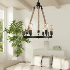 Wholesale 🎉 The Gray Barn Farmhouse 6-light Wagon Wheel Pendant Lights - W20.5"xH26.5" 🛒