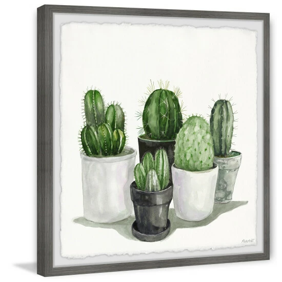 New π The Gray Barn Handmade Pointy Spikes Succulents Framed Painting Print π 4 New π The Gray Barn Handmade Pointy Spikes Succulents Framed Painting Print π - Image 2