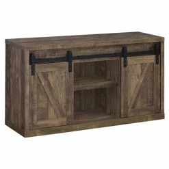 Outlet 🤩 The Gray Barn Good Turn 48-inch Sliding Door TV Console - 47.25" X 15.50" X 27.50" - 47.25" X 15.50" X 27.50" Grey Driftwood 🎁 -The Gray Barn Shop unnamed file 585