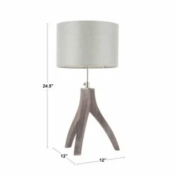 Hot Sale 🌟 The Gray Barn Brevet Contemporary Tripod Table Lamp With Linen Shade 🎁 -The Gray Barn Shop unnamed file 5882