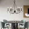 Hot Sale 🔥 The Gray Barn Windy Bracken Transitional 6-Light Crystal Chandelier Pendant - D 28"x H 25.5" 🎉 -The Gray Barn Shop unnamed file 5918