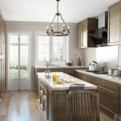 Brand new 🧨 The Gray Barn Ingleside 6-light Farmhouse Wagon Wheel Chandelier - D20" X H21.5" 😀 -The Gray Barn Shop unnamed file 5995