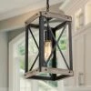 Flash Sale 🥰 The Gray Barn Farmhouse French Country 1-Light Pendant Wood Cage Island Lights - W 9"*W 9" * H 16" 🎁 -The Gray Barn Shop unnamed file 6012
