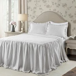 Hot Sale 👍 The Gray Barn Lazy Acres Ticking Stripe Bedspread Set 🔔