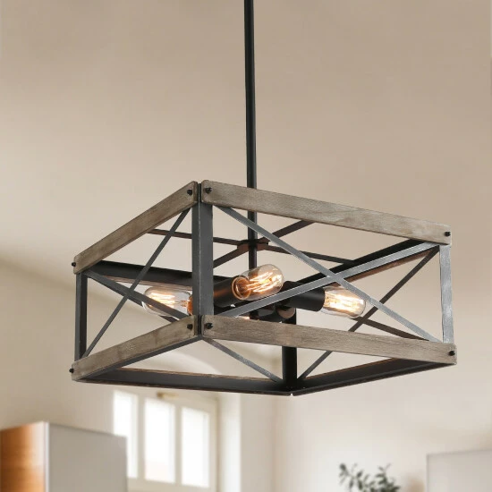 Discount π The Gray Barn Peaceful Pine 4-light Rustic Chandelier Kitchen Island Ceiling Hanging Pendant - W18" X W18" X H 8.3" β 3 Discount π The Gray Barn Peaceful Pine 4-light Rustic Chandelier Kitchen Island Ceiling Hanging Pendant - W18" X W18" X H 8.3" β