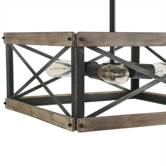 Discount π The Gray Barn Peaceful Pine 4-light Rustic Chandelier Kitchen Island Ceiling Hanging Pendant - W18" X W18" X H 8.3" β 8 Discount π The Gray Barn Peaceful Pine 4-light Rustic Chandelier Kitchen Island Ceiling Hanging Pendant - W18" X W18" X H 8.3" β - Image 6