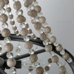 Flash Sale ✨ The Gray Barn 6-Light Crystal Wood Beaded Coastal Pendant Lights - D20.1" X H88.3" 🥰 -The Gray Barn Shop unnamed file 6036