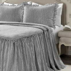 Hot Sale 👍 The Gray Barn Lazy Acres Ticking Stripe Bedspread Set 🔔 -The Gray Barn Shop unnamed file 604