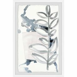 New 👏 The Gray Barn Handmade Stem Lines Framed Print 👏