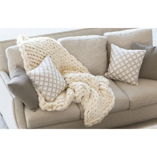 Promo π The Gray Barn Buffalo Pass Chunky Knit Wool Blanket Fawn π 10 Promo π The Gray Barn Buffalo Pass Chunky Knit Wool Blanket Fawn π - Image 8