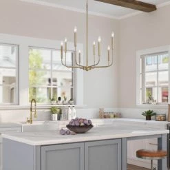 Budget 🌟 The Gray Barn Modern 8-Light Chandelier Windy Bracken Ceiling Lighting For Living Room - D 27"X H 36" 👏 -The Gray Barn Shop unnamed file 6084