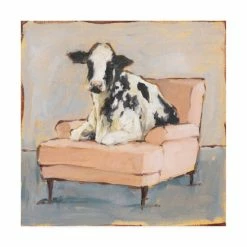 Hot Sale 😀 The Gray Barn Ethan Harper 'Moo-ving In II' Canvas Art 👍