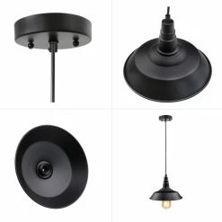 Promo 🎉 The Gray Barn Heavenly Winds 1-light Industrial Pendant Lights - D10.25"X H2.875" ✔️ -The Gray Barn Shop unnamed file 6103