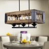Coupon ❤️ The Gray Barn Stable View 3-light Rectangle Chandelier With Clear Glass Shades - 23.5"x 10.25"x 50.4" 👏