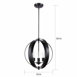 Outlet ✨ The Gray Barn Cassidy Antiqued Black 3-light Orb Chandelier 👏 -The Gray Barn Shop unnamed file 6120