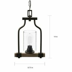 Top 10 ⭐ The Gray Barn Red Sky 1-light Antique Bronze Pendant - 6.250" X 14.620" X 11.000" 💯 -The Gray Barn Shop unnamed file 6154