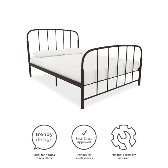 Hot Sale π The Gray Barn Latigo Bronze-finished Metal Bed π 6 Hot Sale π The Gray Barn Latigo Bronze-finished Metal Bed π - Image 4