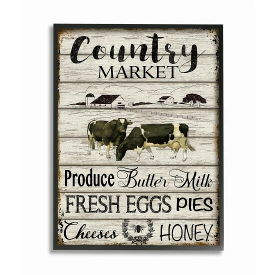 Buy β€οΈ The Gray Barn Planked Country Market Sign Framed Art, Design By Artist Jean Plout - Multi-Color π 3 Buy β€οΈ The Gray Barn Planked Country Market Sign Framed Art, Design By Artist Jean Plout - Multi-Color π
