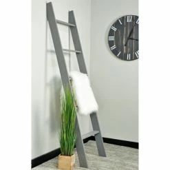 Brand new ⌛ The Gray Barn Pitchfork Decorative Blanket Ladder 🧨