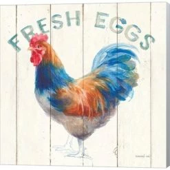 Promo 🔥 The Gray Barn Danhui Nai 'Fresh Eggs Hen' Canvas Art 🌟