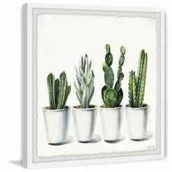 Best Pirce 😍 The Gray Barn Handmade White Succulent Pots Framed Painting Print ✨