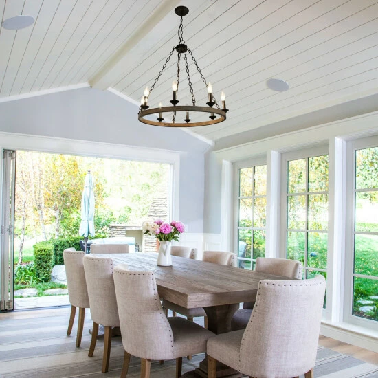 Promo π The Gray Barn Modern 8-Light Chandelier Farmhouse Rustic Wagon Wheel - W26" X H25.5" π 6 Promo π The Gray Barn Modern 8-Light Chandelier Farmhouse Rustic Wagon Wheel - W26" X H25.5" π - Image 4