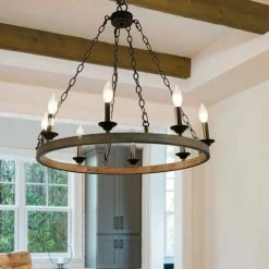 Promo π The Gray Barn Modern 8-Light Chandelier Farmhouse Rustic Wagon Wheel - W26" X H25.5" π 15 Promo π The Gray Barn Modern 8-Light Chandelier Farmhouse Rustic Wagon Wheel - W26" X H25.5" π -The Gray Barn Shop unnamed file 6243