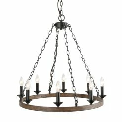 Promo π The Gray Barn Modern 8-Light Chandelier Farmhouse Rustic Wagon Wheel - W26" X H25.5" π 16 Promo π The Gray Barn Modern 8-Light Chandelier Farmhouse Rustic Wagon Wheel - W26" X H25.5" π -The Gray Barn Shop unnamed file 6244