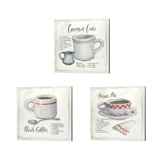Best Pirce ❤️ The Gray Barn Emily Adams 'American Diner' Canvas Art (Set Of 3) 🧨 3 Best Pirce ❤️ The Gray Barn Emily Adams 'American Diner' Canvas Art (Set Of 3) 🧨