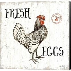 New ⭐ The Gray Barn Katie Pertiet 'Free Range Fresh IV' Canvas Art 💯