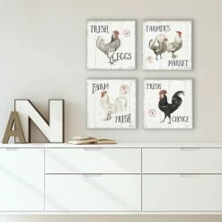 Outlet 🔔 The Gray Barn Katie Pertiet 'Free Range Fresh' Canvas Art (Set Of 4) 😀 -The Gray Barn Shop unnamed file 6305