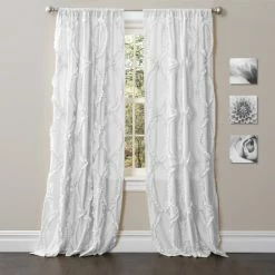 Hot Sale ⌛ The Gray Barn Dairy Air Single Curtain Panel Ivory 👍 -The Gray Barn Shop unnamed file 632