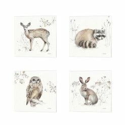 Discount ⭐ The Gray Barn Lisa Audit 'A Woodland Walk' Canvas Art (Set Of 4) 👏