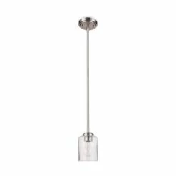 New 🔥 The Gray Barn Saffron 1-light Brushed Nickel Mini Pendant 👍 -The Gray Barn Shop unnamed file 6348