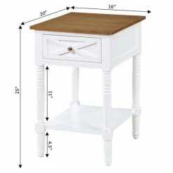 Best reviews of 👏 The Gray Barn Cranesbill Country End Table With Charging Station Driftwood / White 🎁 -The Gray Barn Shop unnamed file 641