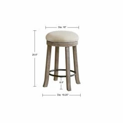 Best reviews of 🥰 The Gray Barn Tipperary Cream/ Reclaimed Grey Swivel Counter Stool 🎉 -The Gray Barn Shop unnamed file 651